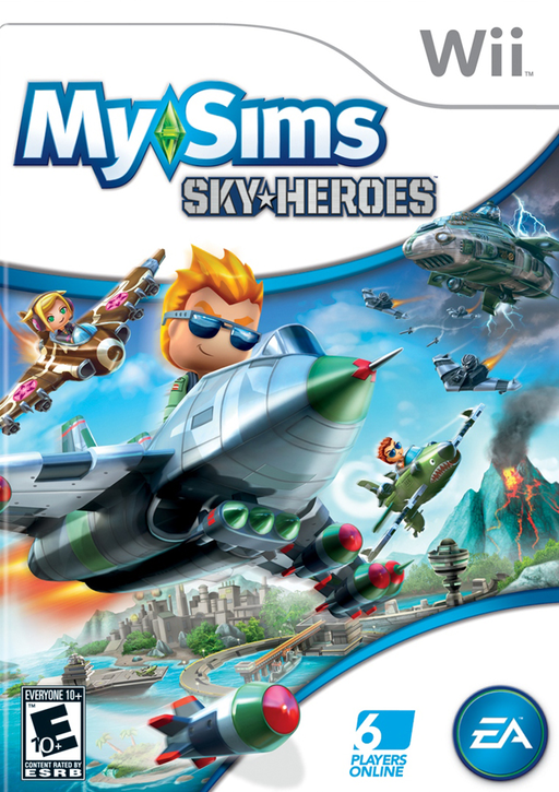 MySims SkyHeroes box art for Wii